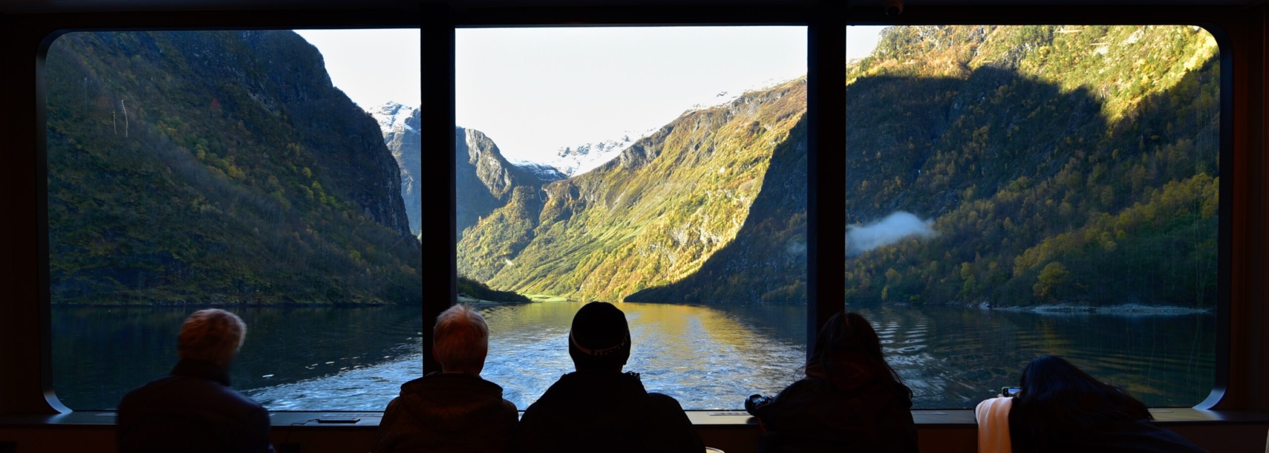 FJORDS NORWAY - It is a fantastic experience to sit in the back of the boat from The Fjords and see the beautiful and wild nature. Here from the Nærøyfjorden.