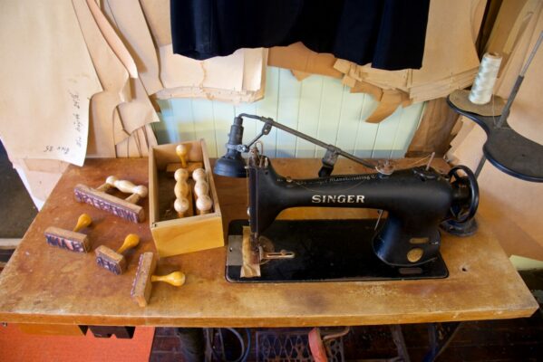 From Konfeksjonsmuseet (the Clothing Factory Museum) in Isfjorden. 