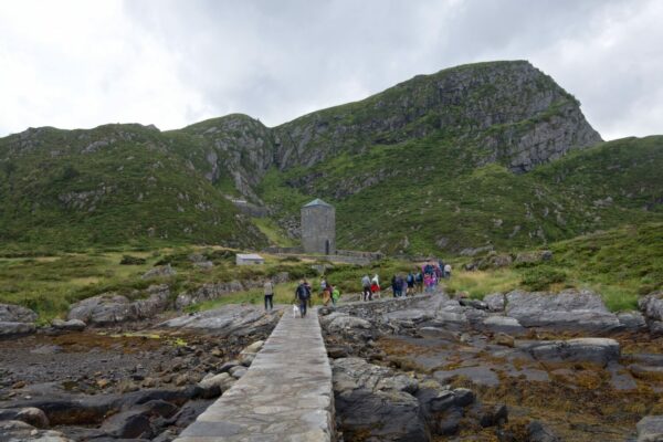 Selja Monastery outside Selje in Nordfjord.