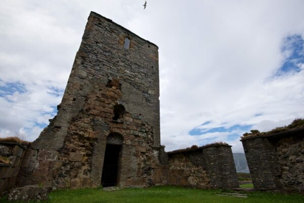 Selja Monastery outside Selje in Nordfjord.