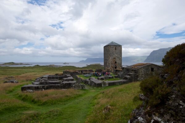 Selja Monastery outside Selje in Nordfjord.