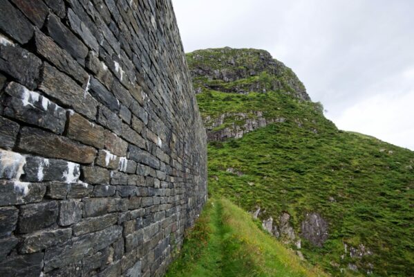 Selja Monastery outside Selje in Nordfjord.