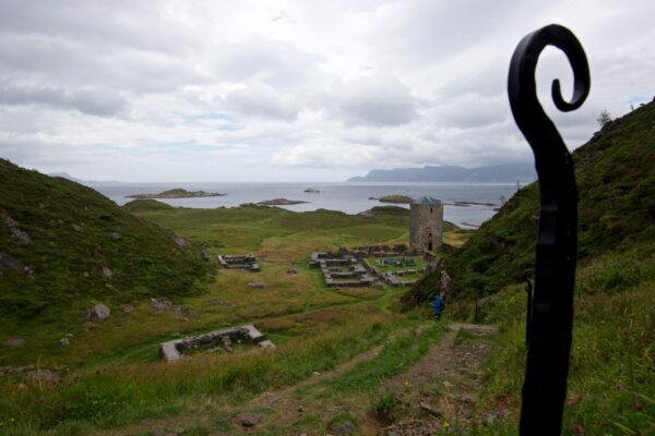 Selja Monastery outside Selje in Nordfjord.