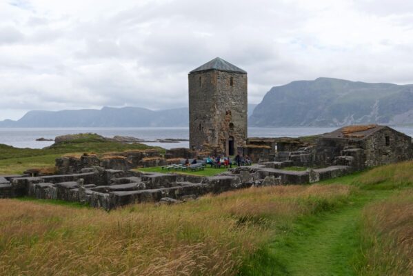 Selja Monastery outside Selje in Nordfjord.