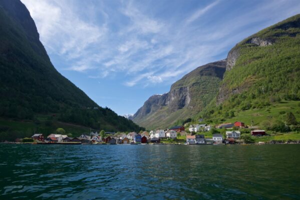 Undredal by the Aurlandsfjord.