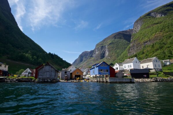 Undredal by the Aurlandsfjord.